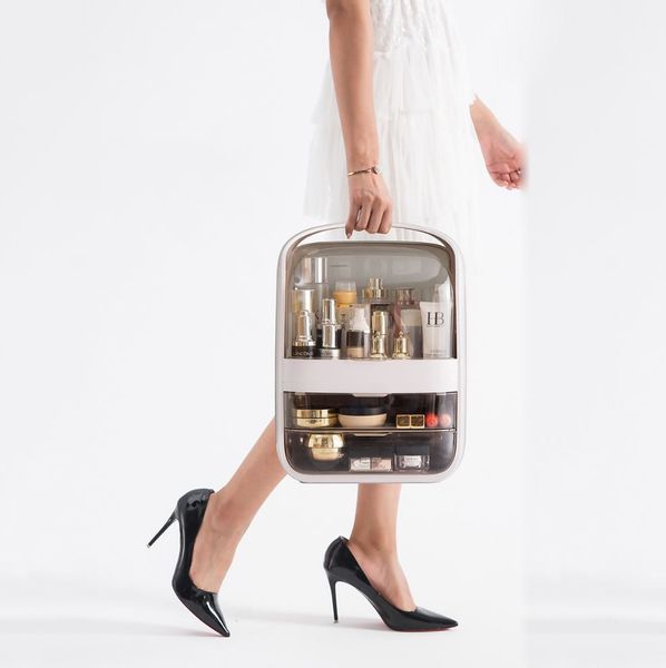 Duży organizer kuferek na kosmetyki zdjęcie 7