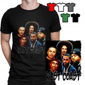 KOSZULKA T-SHIRT MĘSKI WZORY DO WYBORU - WEST COAST RAP HIP HOP - S