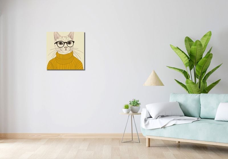 Obraz 50x50cm Intelektualista zdjęcie 2