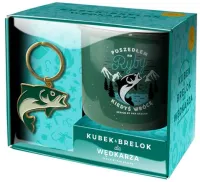 KUBEK Z BRELOKIEM HOBBY DLA WĘDKARZA RYBY