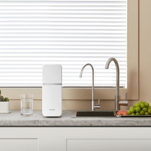 Przepływowy filtr do wody PHILIPS, filtr zmiękczający wodę, pod zlew + na Arena.pl