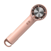 Wiatrak Ręczny Kompres Chłodzący Akumulatorowy Różowy