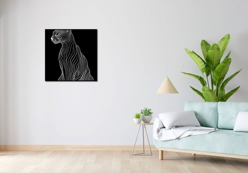 Plakat 70x70cm Minimalny Kontur na Arena.pl