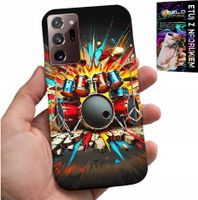 ETUI DO SAMSUNG NOTE 20 ULTRA - ROCK PERKUSJA BĘBNY ROCK & ROLL + FOLIA