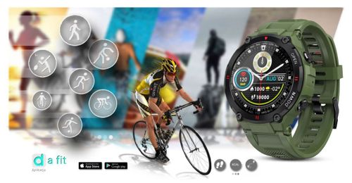 Smartwatch Giewont GW430-3 Zielony na Arena.pl
