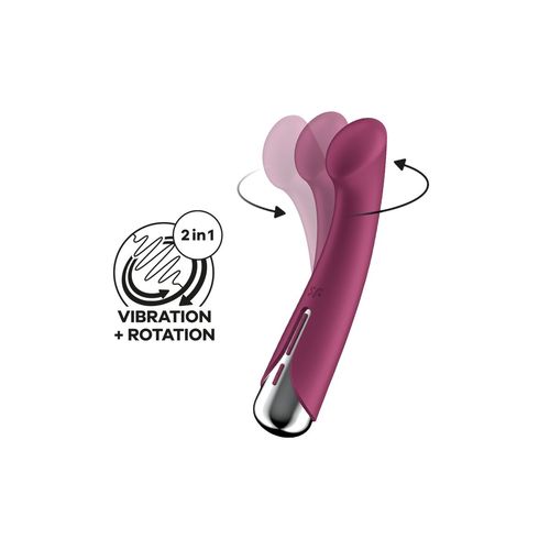 Wibrator punktu G Satisfyer Spinning G-Spot 1 Czerwony na Arena.pl