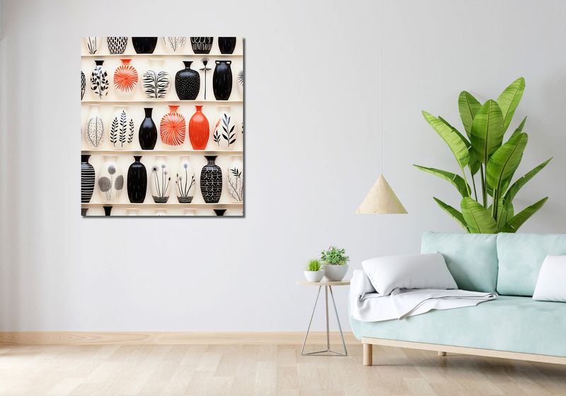 Obraz 90x100cm Gliniana Harmonia zdjęcie 2
