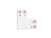 ZŁĄCZE KĄTOWE (KONEKTOR) TAŚMY LED PCB TYPU "L" 100MM 2PIN. KPL 10SZT