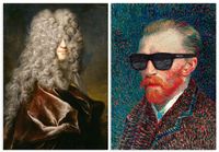 Zestaw dwóch plakatów van gogh portret 30x40 cm