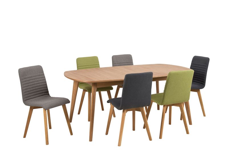 Krzesło Arosa Light Grey tapicerowane zdjęcie 2