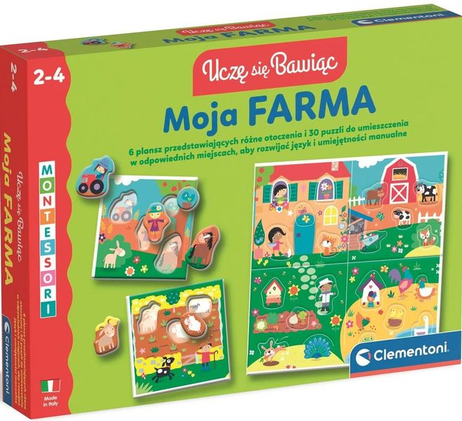gra edukacyjna clementoni moja farma 4305 zdjęcie 1