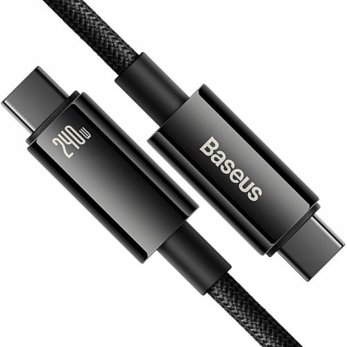 BASEUS MOCNY KABEL USB-C SZYBKIE ŁADOWANIE PRZEWÓD TYP-C 240W PD 3.1 QC 3M na Arena.pl