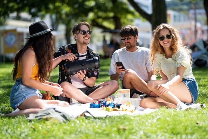 PRZENOŚNY GŁOŚNIK BLUETOOTH 40W RADIO FM AUX do 15h USB MicroSD GoGEN zdjęcie 5