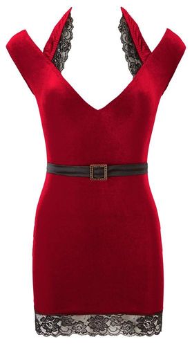 velvet dress red s na Arena.pl