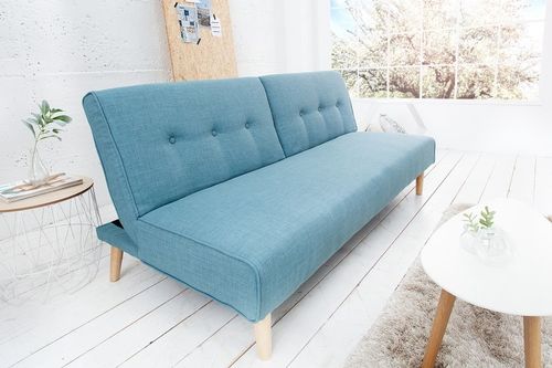 Sofa rozkładana SANDWICH niebieska na Arena.pl