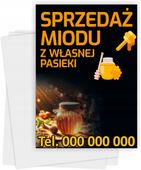 Ulotki A4 reklamowe firmowe 1000 sztuk wiele wzorów SPRZEDAŻ MIODU