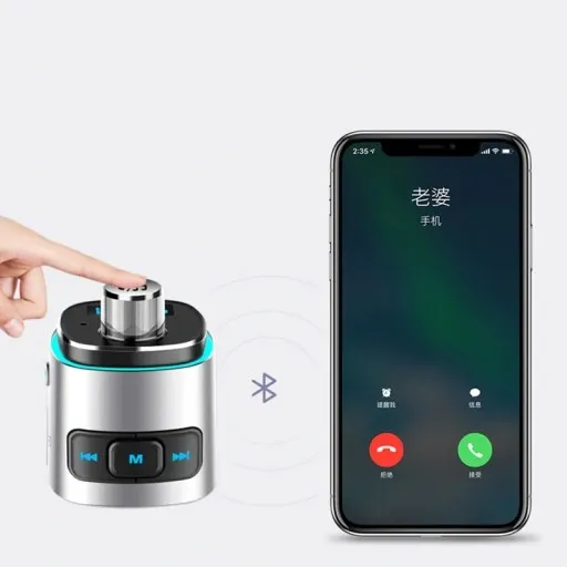 TRANSMITER FM BLUETOOTH ŁADOWARKA 2X USB SD QC 3.0 zdjęcie 7