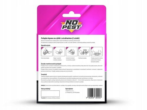 ŚRODEK TRUTKA ŻEL PUŁAPKA LEP NA RYBIKI CUKROWE SREBRZYKI NO PEST ZESTAW na Arena.pl