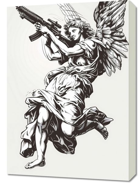 Obraz 50x70cm Anioł Wojny zdjęcie 1