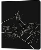 Obraz 70x90cm Nocny Spokój