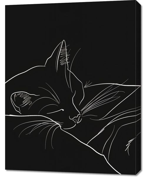 Obraz 70x90cm Nocny Spokój zdjęcie 1