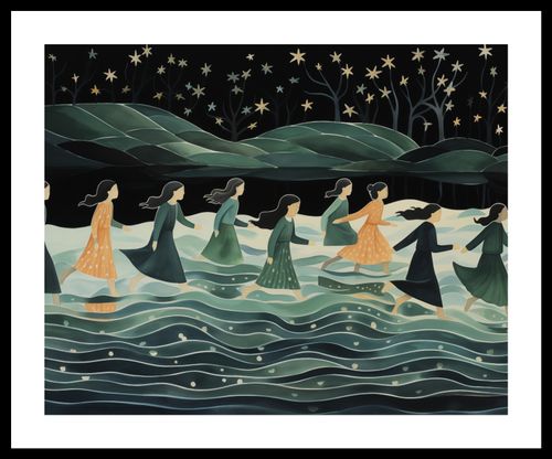 Plakat 50x40cm Nocna Procesja na Arena.pl