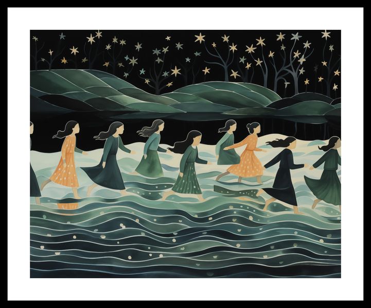 Plakat 50x40cm Nocna Procesja zdjęcie 3