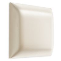 Panel Ścienny Tapicerowany Kremowy EKO SKÓRA 3D 40cm x 40cm