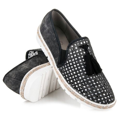 Ażurowe Slipony Espadryle r.40 na Arena.pl