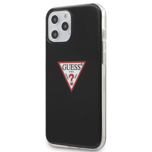 Guess Triangle Logo - Etui do iPhone 12 Pro Max (czarny) na Arena.pl