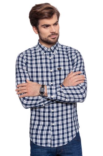LEE BUTTON DOWN MEDIEVAL BLUE L880CY13 M na Arena.pl