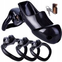 Klatka Na Penisa z Zamknięciem na Klucz, Pas Cnoty