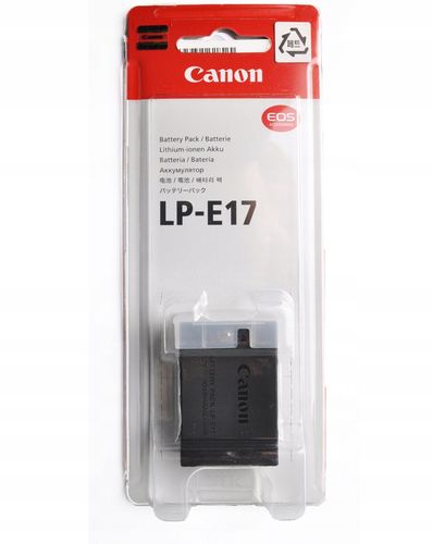Akumulator bateria Canon LP-E17 1040 mAh 7,2 V na Arena.pl