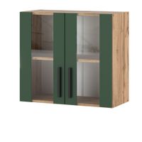Szafka Kuchenna Wisząca Witryna Modułowa 80cm Blande Wotan Zieleń