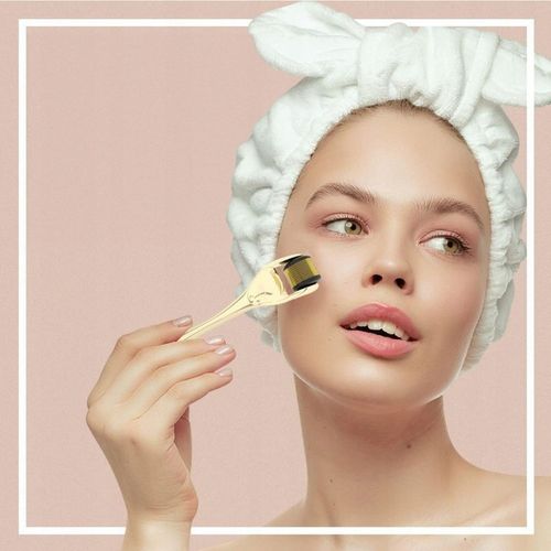 DERMA ROLLER WAŁEK MASAŻER DO MASAŻU CIAŁA TWARZY ROLOWANIA MEZOTERAPII 3x na Arena.pl