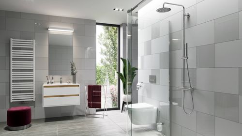 Kros wieszak wolnostojący na ręczniki, chrom na Arena.pl