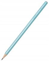 ołówek hb sparkle turkusowy faber-castell 118205