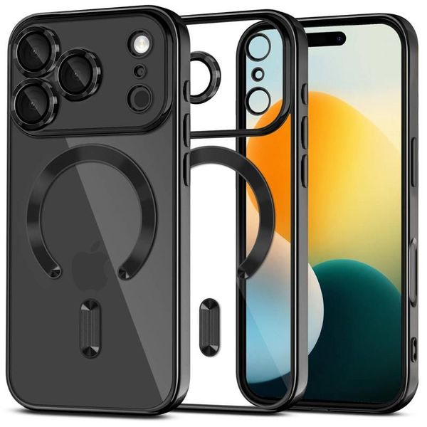 Etui TECH-PROTECT MagFlex do iPhone 17 Pro Czarne zdjęcie 1