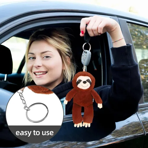 pluszowy brelok leniwiec miękka przytulanka uroczy dodatek do kluczy na Arena.pl