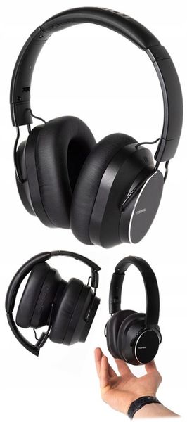 Tonsil Słuchawki Bezprzewodowe R65BT Bluetooth Nauszne ANC CZARNE +Mikrofon zdjęcie 10