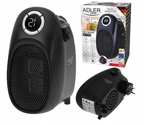 termowentylator - easy heater 1500w adler ad 7726 na Arena.pl