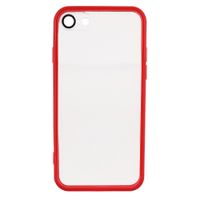etui do iphone 7/ 8 / se w393 bezbarwny z czerwonym
