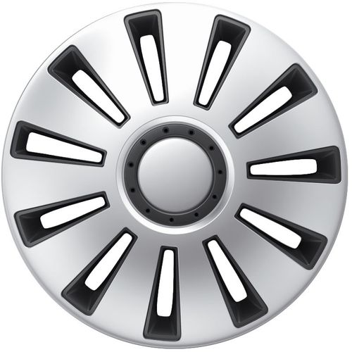 Kołpaki samochodowe GÓRECKI 15" Silverstone Black Silver na Arena.pl