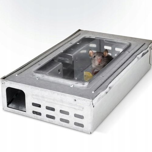 MYSZOŁAPKA ŻYWOŁAPKA PUŁAPKA NA MYSZY GRYZONIE ŁAPKA CHWYTACZ METAL na Arena.pl