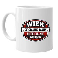 Wiek - oficjalnie tajny, nieoficjalnie widoczny kubek na prezent urodzinowy