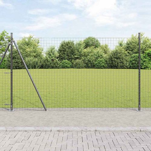 Słupek ogrodzeniowy. 26 pcs Srebrny 3.2 x 3.2 x 140 cm Stal na Arena.pl