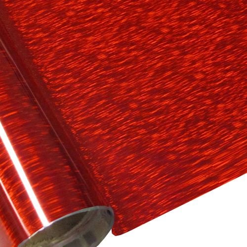 Folia do hot stampingu z wzorem - Weave Red zdjęcie 2