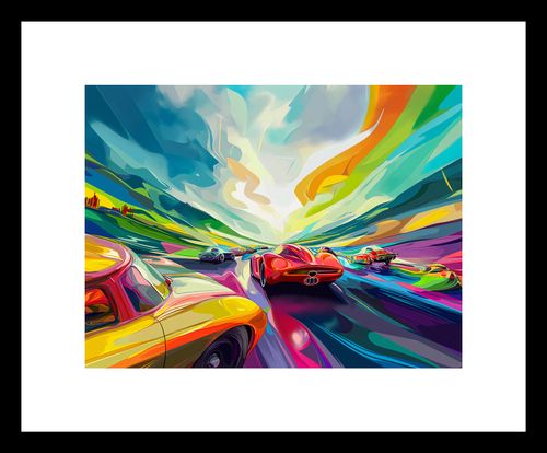 Plakat 20x15cm Wyścig Przy Barwach na Arena.pl