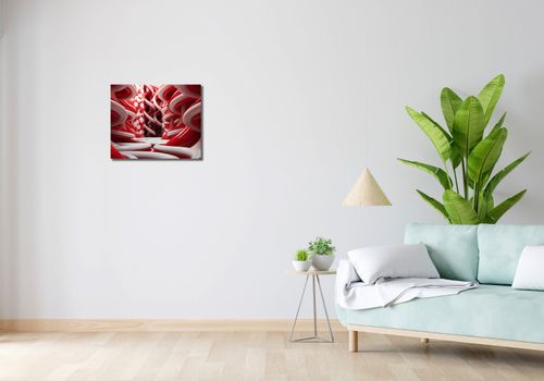 Obraz 50x40cm Czerwone Wiry na Arena.pl