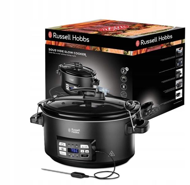 Wolnowar 3w1 Russell Hobbs Slow Cooker 6,5l Slow Cooker, Sous Vide zdjęcie 1